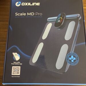 Scale MD Pro - Smart Body Composition Scale in Black and Gray